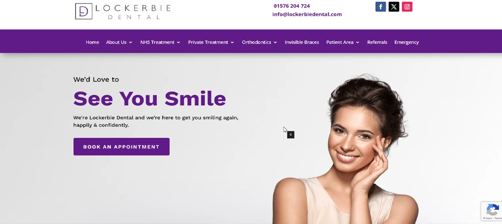 Lockerbie-dental-Website-Design-and-development-by-Asjad-Ali-web-app-developer
