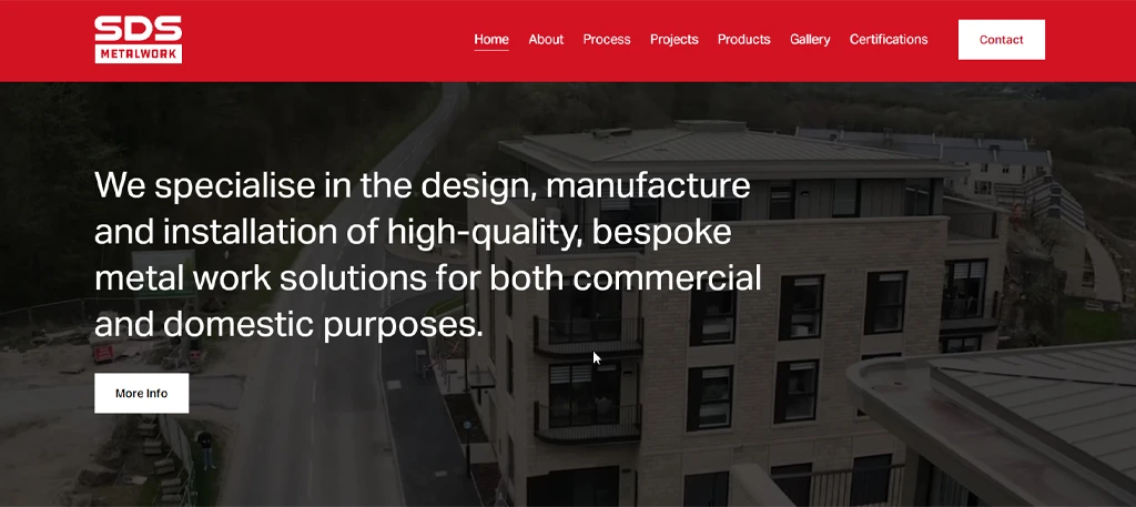 SDS-Metal-work-Website-Design-and-development-by-Asjad-Ali-web-app-developer